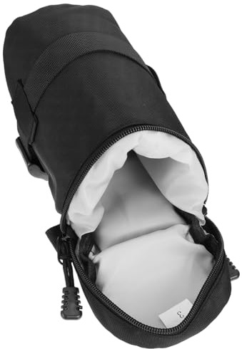 Angoily Étui Étanche pour Objectif Appareil Photo Reflex Protection Antichoc avec Sangle Ajustable Sacoche Résistante Poussière et Pluie pour Accessoires Photo