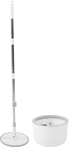 HOSEONFN para Limpieza del hogar, fregona automática de Lavado y deshidratación, Cabezal de Microfibra, Mango telescópico de Acero Inoxidable, rotación 360 para Suelos húmedos o