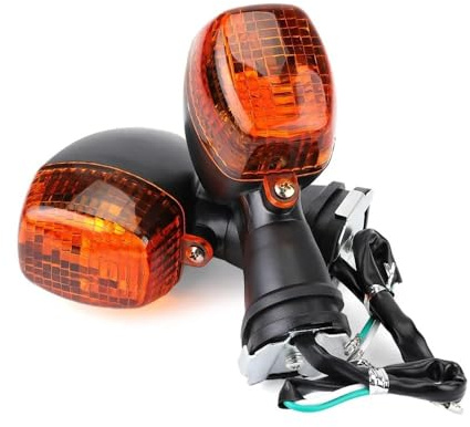 blinkers för motorcyklar Kompatibel Med Kawasaki För ZZR600 ZXR250 ZXR400 ZXR 750/R KLE 250/400/500 ZRX1200S GPZ500 Motorcykel Blinkerslampa(Front Amber)
