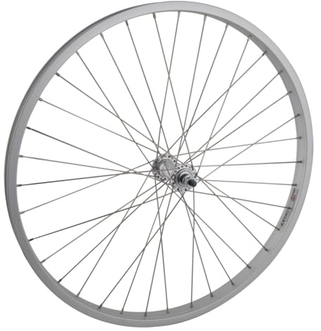 WheelMaster Front Bicycle Wheel 24 x 1.75 36H, Alloy, Bolt On, Silver