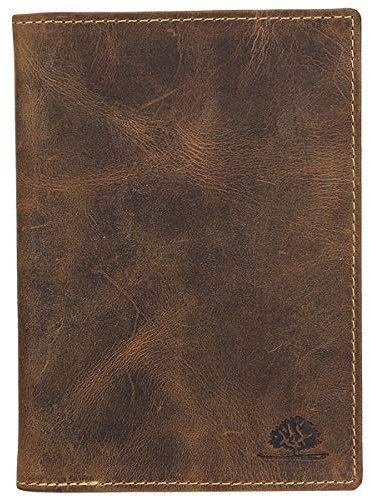 Greenburry Vintage Ausweisetui Leder 11,5 cm braun, Braun, one Size