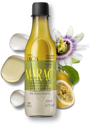 Natura - Passion Fruit Triple Phase Body Oil – Maracujá Oil Moisturizer for Soft Glowing Skin, Vegan Skincare, Hydrating & Nourishing Brazilian Beauty – 6.7 fl oz (200ml)