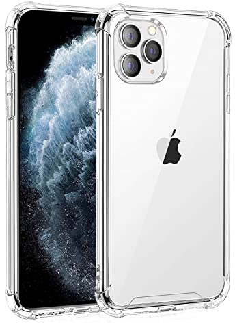 Whioltl Case for iPhone 11 Pro, Crystal Clear Phone cover, Premium Flexible Bumper Cover, Transparent Shockproof iPhone 11 Pro Case With Drop Protection Corners, Anti-Scratch, (5.8-Inch)