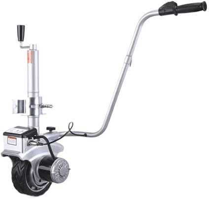 SLAHAJ Rollen Mover Elektrisches motorisiertes Stützrad für Fahrzeugladung, Wohnwagen, Bootsrad, Dolly, Nutzfahrzeug, Anhänger, Auto, SUV, Power Mover Elektro-Stützrad-LKW(A)