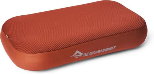 Sea to Summit – Aeros Memory Foam campingkudde – uppblåsbar premium resekudde – Xpressventil – 3D-stickad komfort – upp till 12 cm höjd – halkfri med örngott – för camping, vandring och resor