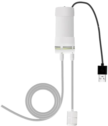 Bomba de agua - Bomba de sifón de agua eléctrica | | Bomba USB para acuario, pequeñas bombas de agua de acuario autocebantes, para riego de fregaderos de piscina Acuarios Estanque Jardín Bodega RV
