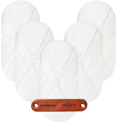 ONline Linie 165 Sandy 01 Premium Wolle 5 x 50g für sommerliche Strickideen zarte Oberteile und natürliche Farbwelten mit mySearose Label