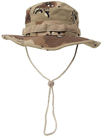 MFH Buschhut US mit Kinnband GI Boonie Rip Stop, XL, 6 Farben Desert