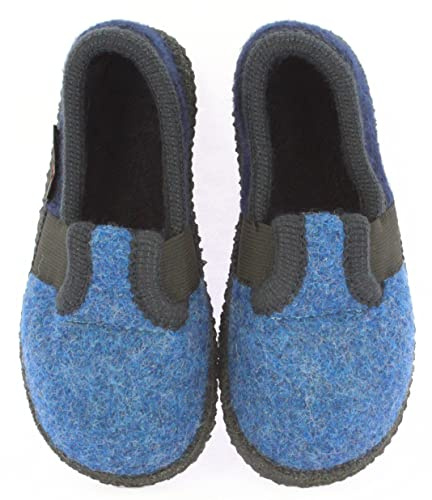 Beck Unisex barn Bobbytofflor, blå, 24 EU