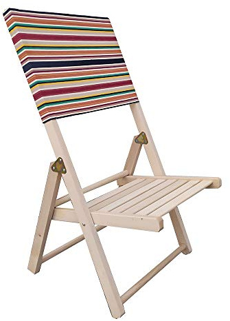 Liberoshopping Strandstuhl Meer Pool klappbar aus Massivholz
