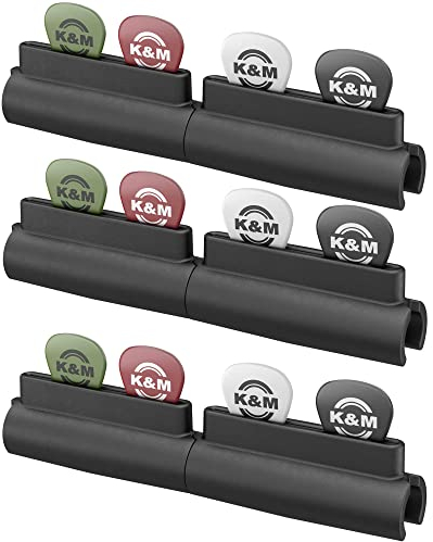 3er Set K&M 14510 Plektrumhalter für Mikrofonstativ