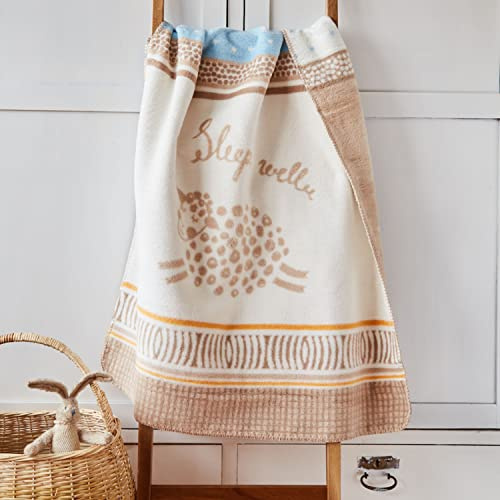 sei Design Babydecke - Kuscheldecke 90x120 cm, Krabbeldecke, Spieldecke für Zuhause, Babybett & Kinderwagen - sehr weich und pflegeleicht, Baumwollmischung