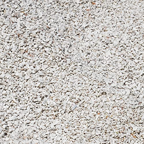 4myBaby GmbH Best for Garden - Granit Ziersplitt | Granit Splitt weiß | Kies für Garten | Zierkies Granit weiß | Granitsplitt 8-16 | Zierkies für Wege & Gartenteiche 25kg | Kleiner Kies Splitt bunt