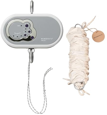 MEMBANTU Federwiege-Motor mit Feder (2-6 kg) - leiser Motor Federwiege elektrisch mit 5 Geschwindigkeitsstufen - Federwiegenmotor mit Timer und Dauermodus - Motor für Federwiege inkl. Ladekabel