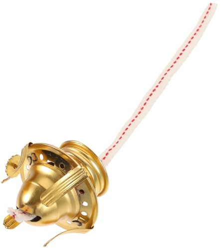 Alipis Vintage Oljelampa Brännare Med Metallregulator Och Veke Praktisk Och Hållbar Ersättning För Kerosenlampor Och Oljelampor