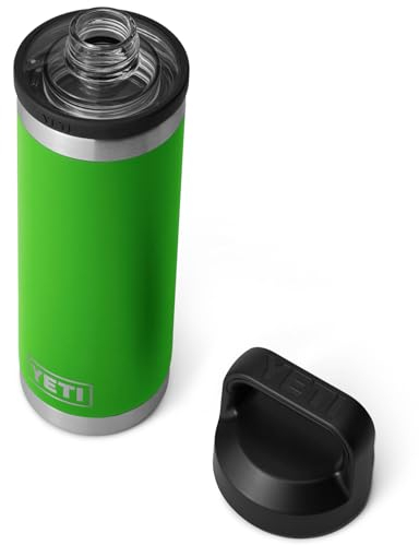 YETI Rambler Bottle Chug, Vaccum Insulated Stainless Steel Bottle with Chug Cap, Canopy Green, 18 oz (532 ml)