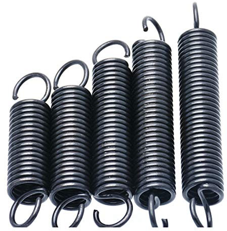 Doppelhakenfeder 10 Stück Haken-Zugfeder aus Stahl, Außendurchmesser 4 mm, Drahtdurchmesser 0,5 mm, Länge 15–60 mm, Zugfeder, 0,5 x 4 x 35 mm, Einheitsgröße (Farbe: 0,5 x 4 x 60 mm)(0.5 X 4 X 30mm)