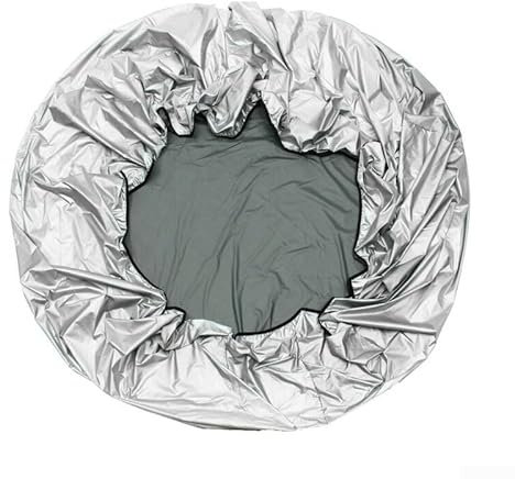 Zoegneer Runde Badewannen-Abdeckung aus Oxford-Stoff, wasserdicht, Staubschutz für Badewanne im Freien, Schwimmbäder (200 x 30 cm)