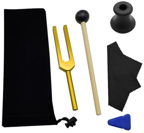 PPcdfre F 963HZ Stimmgabel-Set, Stimmgabel Zur Chakra-Heilung, Klangtherapie, Um KöRper, Geist und Seele in Perfekter Harmonie zu Halten