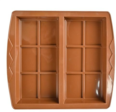 Stampo in silicone per cioccolatini, stampo per cioccolatini, stampo in silicone per cioccolatini, stampo per cioccolatini profondi, rettangolare, strumento di cottura spesso ripieno, stampo per