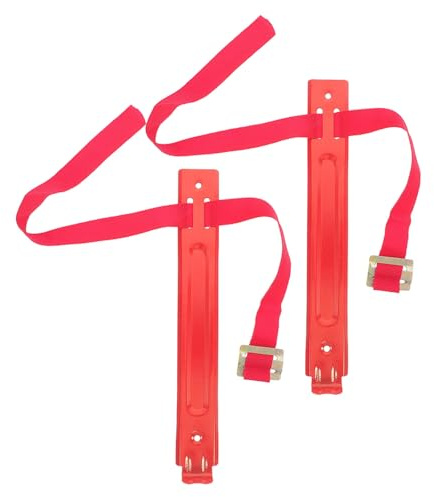 Didiseaon Fire Extinguisher Hook - Heavy-Duty Wall Bracket with Adjustable Strap Ideal for Home Office and Vehicle Use 27Cm Space-Saving Design
