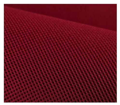 FBANULPEX Tela de Malla para Altavoces，Tela Antipolvo Rejilla de Altavoz, Tela de Malla for Altavoz(5 Wine,160x200cm)