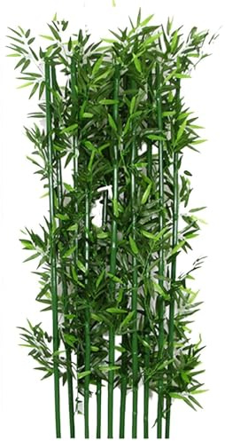 Künstliche Bambuspflanze – 91 cm bis 200 cm hoch, Kunstseidebaum für Innen- und Außendekoration, perfekt für Gartenzaun, Sichtschutz