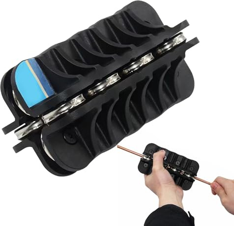 Herramienta De De Tubería De Cobre: ​​ De Alambre De Tubería 3/8, Bender De Tubo Portátil Profesional | Herramienta De Alisado De Tuberías Portátiles Para Aplicaciones HVAC, Plomería, A