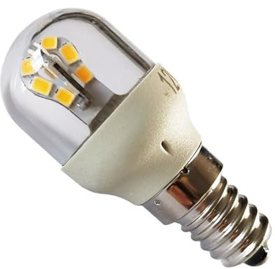 YXJX low voltage bulbs, Confezione da 20 lampadine a LED for lampadari in cristallo AC12V E12/E14/E17 4W, luce a petalo a 360 gradi(Blanc,E12 12V)