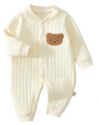 TootyTots Neugeborene Unisex Strampler, Langarm Overall 100% Baumwolle Weich & Bequem, Für Außenkleidung & Täglichen Gebrauch, Ideal für Alle Jahreszeiten