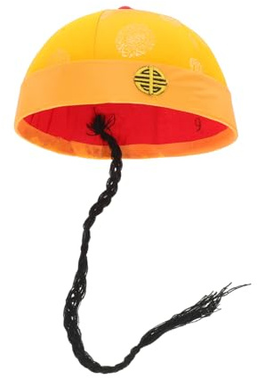WHAMVOX Chapeau De Costume Chinois Accessoire De Costume Casquette Chinoise Chapeau Ancien De Style Chinois Accessoire De Cosplay D'Empereur