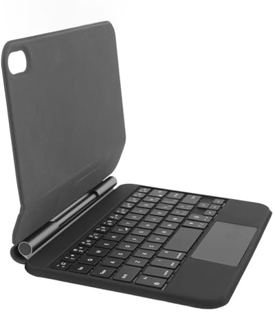 Zerodis Case de Teclado de Panel Táctil Retroiluminado para iOS Tableta Mini 6, Teclado Inalámbrico con Múltiples Gestos, Adecuado para Uso Oficina o Aula