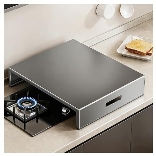QSTGX Couvre Plaque de Cuisson Protection Plaque Induction pour Cuisinières Électriques, Comptoirs, Éviers, Cuisinières De Camping-cars et Cuisinières Électriques À Gaz(B,45x44x9.5 cm)