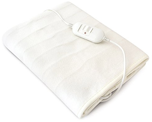 Coperta elettrica scaldaletto MAX riscaldante singolo 150 x 80 cm colore bianco
