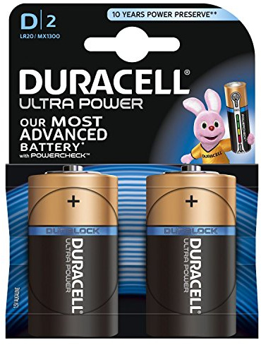 Duracell Ultra Power D Alkaline Batteries