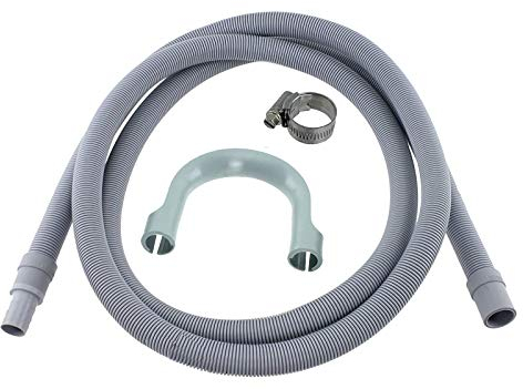 SPARES2GO Drain Hose Extension for AEG Washing Machine (2.5M, 19mm / 22mm)