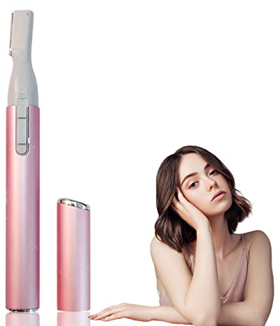 Kit de stylo électrique pour rasoir à sourcils, dissolvant pour sourcils pour tondeuse à cheveux avec accessoires de retrait de sourcils pour femmes