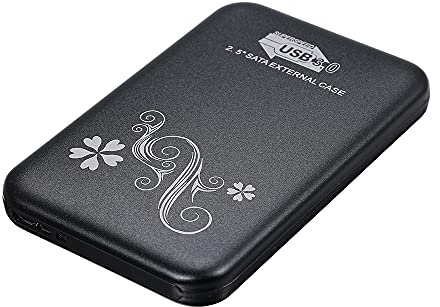 TWDYC Hard disk esterno HDD da 2 TB / 500 GB, 120 GB, 80 GB, USB 3.0 portatile di backup, adatto per PC desktop, Ps4, laptop, Xbox, Smart TV (500 GB, nero)