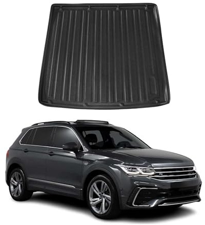 OMAC Kofferraumwanne für VW Tiguan Allspace 2016-2024 Gummi TPE Schwarz