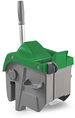 Strizzatore a Piastra Boost verde Filmop riduce gli sforzi del 50% pressa e asciuga moci professionali e frange lavapavimenti da 40 cm.