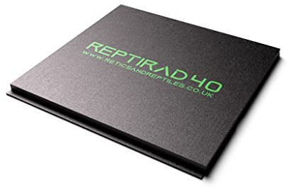 Retics & Reptiles | ReptiRad | Reptile Radiator 40w, 80w, 125w, 220w | Reptile Heat Mat Replacement | Reptile Heating | (40w), Black