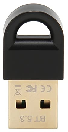 USB-Bluetooth-Adapter für PC, 5.3 Bluetooth-Dongle-Empfänger, Unterstützt Windows 11/10/8.1 für Desktop, Laptop, Maus, Tastatur, Drucker, Headsets, Lautsprecher, PS4/PS5
