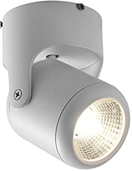 HWSY Plafoniera orientabile a 120° montata su Superficie Lampada da Parete Faretto 5W Faretto da Incasso a Montaggio Superficiale Negozio di Abbigliamento Mostra Luce Sfondo Fotografico Plafoniera da