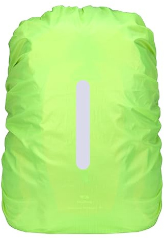 XPEX 1 Pièces Housse De Sac À Dos Réfléchissante,Housse Sac À Dos Imperméable, Housse De Imperméable pour Protection Sac À Dos Pluie Réfléchissante, pour Randonnée,Escalade avec Sac De Rangement