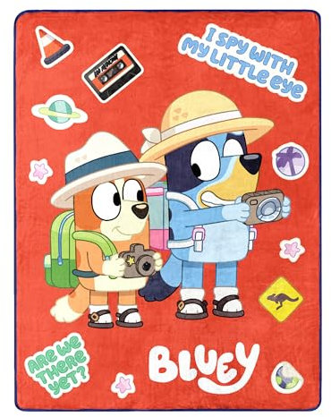 Northwest Bluey Silk Touch, coperta da viaggio, 116,8 x 152,4 cm