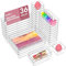 Radikor 36pcs Drawer Organiser Set, Clear Makeup Drawer Organiser Trays Plastic, 4-Size Desk Drawer Inserts Dividers, Acrylic Storage Bins for Makeup, Cosmetic, Officce, Bathroom, Gadgets