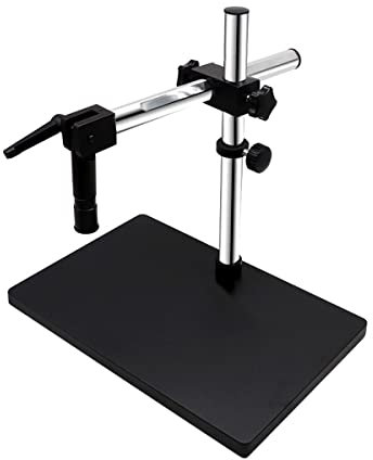 Mikroskop-Zubehör, universeller digitaler USB-Mikroskop-Halter, Ständer, Doppelarm, drehbare Halterung, hochtemperaturbeständig, Arbeit für Stereo-Mikroskop, Haltbarkeit und zuverlässige Leistung