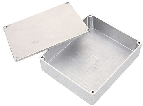 BESPORTBLE Metall-stompbox Gehäuse Für Gitarreneffekt Aus Aluminium Mit Glatter Oberfläche Leicht Zu Schleifen Und Montieren Für Diy-projekte