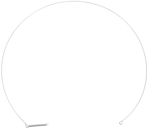 SOESFOUFU Türmanschetten Halteklammer für Waschmaschinentür Dichtungsring für Waschmaschinentür aus Stahl 36cm Silber Kompatibel
