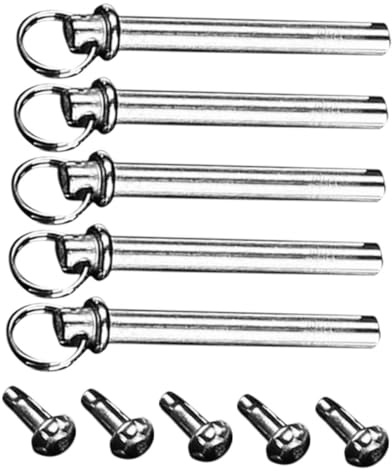 Garneck Kit Riparazione 5 Set Rivetti e Dadi Per Albero Ventaglio Pieghevole 23mm in Acciaio Inox Resistente Accessori Professionali Per Ventaglio Manuale Fai Da Te Portatile